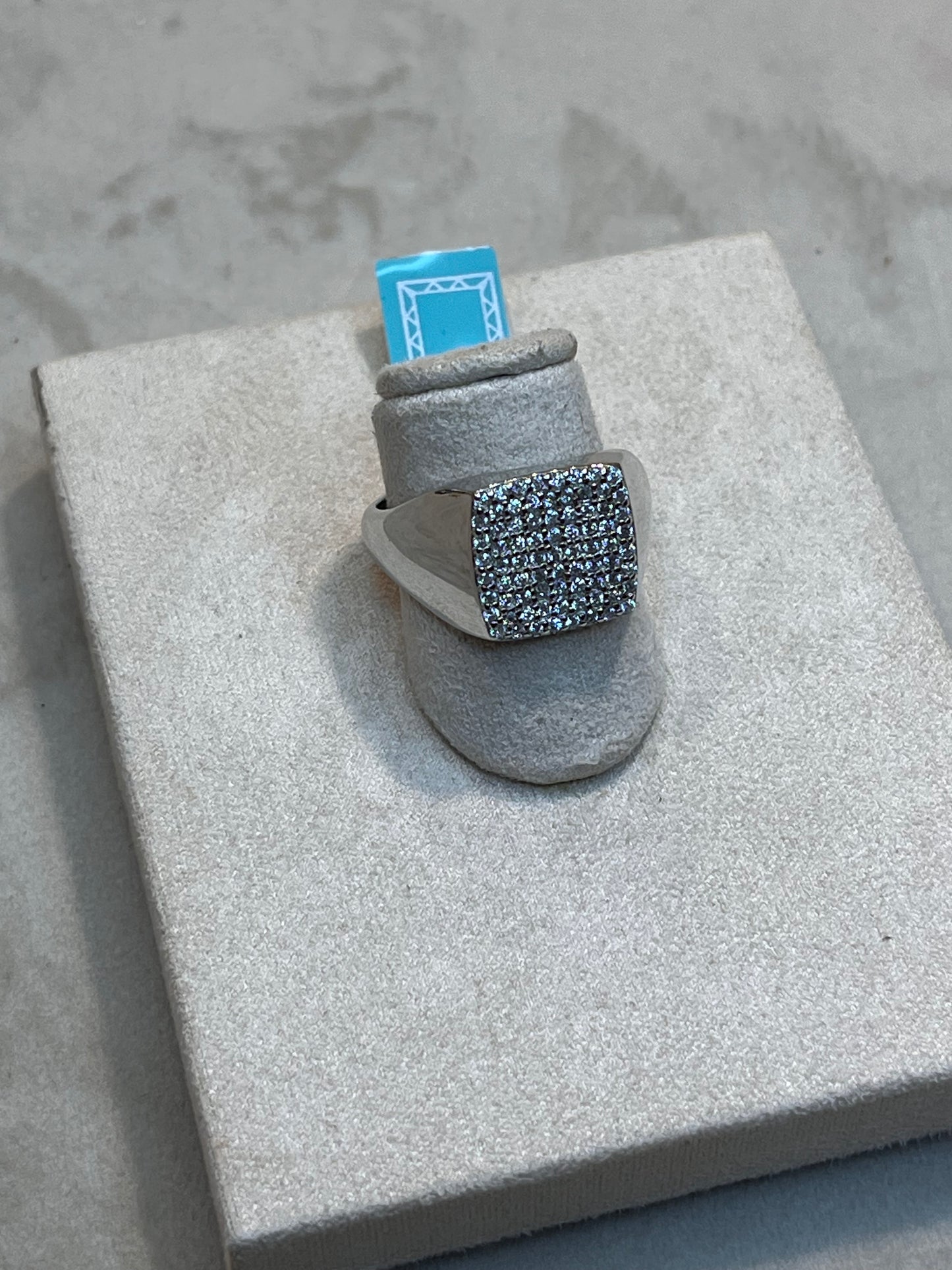 Anello chevalier quadrato - RO Young Dreams