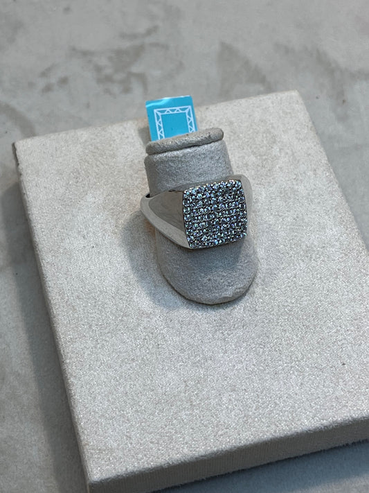 Anello chevalier quadrato - RO Young Dreams