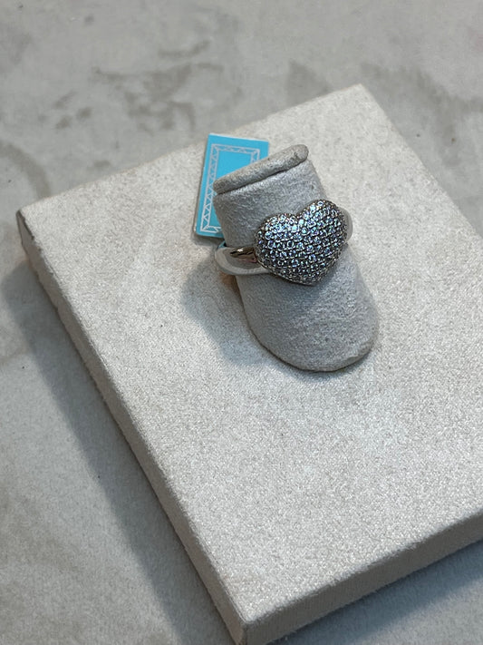 Anello cuore pavè - RO Young Dreams