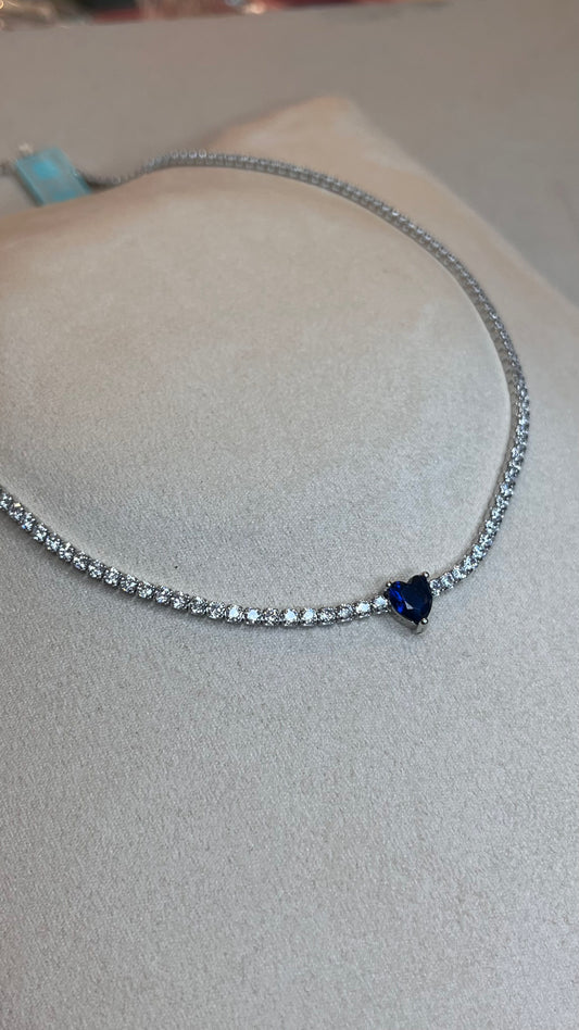 Collier cuore blu - RO Young Dreams