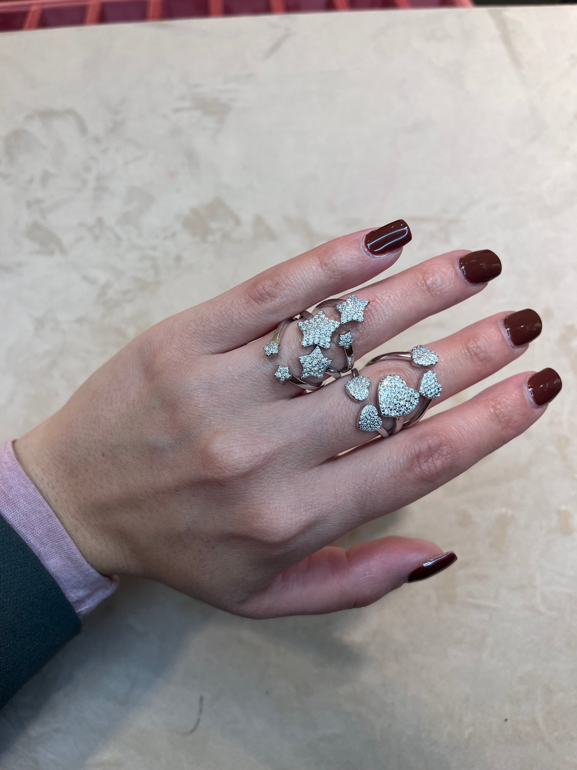 Anello cuori e stelle - RO Young Dreams