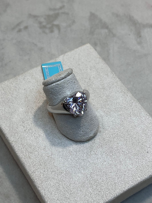 Anello chevalier cuore rosa - RO Young Dreams