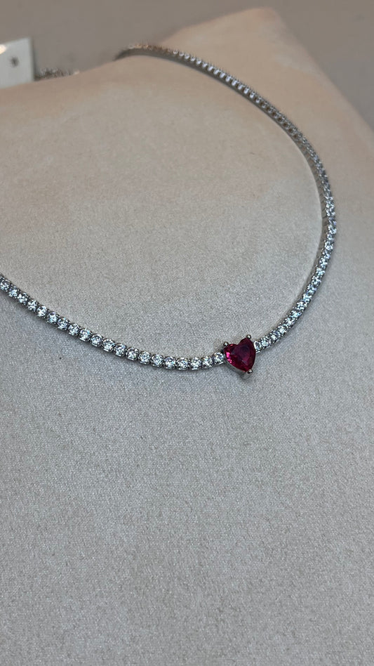 Collier cuore rosso - RO Young Dreams
